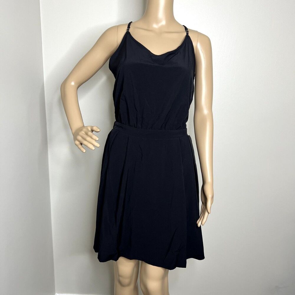 Halara Black Breezeful Cut Out Halter Dress